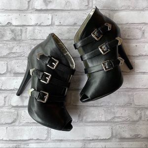 • guess • stella heeled open toe booties